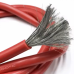 Силіконовий провід 14 AWG високотемпературний (червоний колір) 