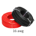 Силіконовий провід 16 AWG високотемпературний (червоний колір) 