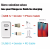 Type-C на USB-A Перехідник USB Male to Type-C Female