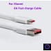 Usb-кабель Xiaomi тип C 120 Вт 6A Mi 12 11 10 9 швидка зарядка Redmi K50 и др.
