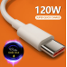 Usb-кабель Xiaomi тип C 120 Вт 6A Mi 12 11 10 9 швидка зарядка Redmi K50 и др.