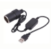 Перетворювач напруги USB 5 Вт на 12 Вт у прикурювач авто
