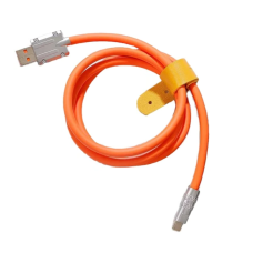 Кабель Type C Super Fast Charger 120W 6A 1м Помаранчевий