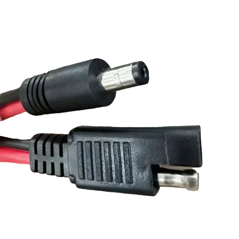 Кабель DC 5.5x2.1 мм та роз“ємом SAE (14 AWG) 20см