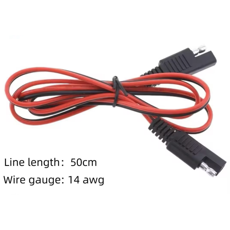 Кабель із роз“ємом SAE + SAE довжина 50 см 14 awg