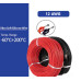 Силіконовий провід 12 AWG (чорний) високотемпературний, мідний