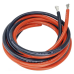 Силіконовий провід 8 AWG (8.3 мм²) чорний високотемпературний