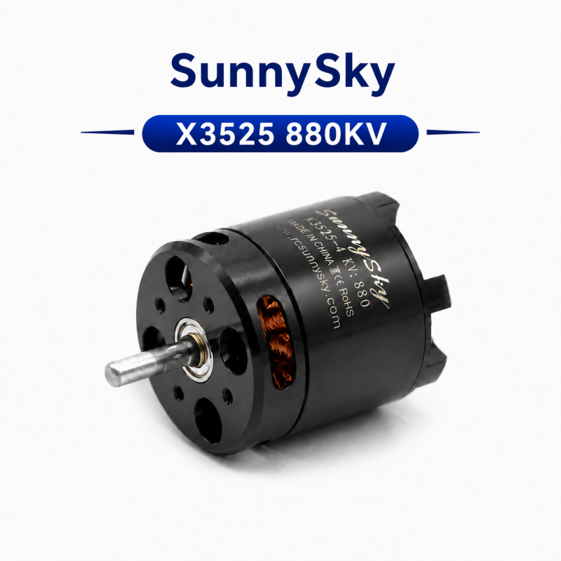 Безколекторний двигун SunnySky X3525 880KV для літака, FPV, 3D моделей та БПЛА
