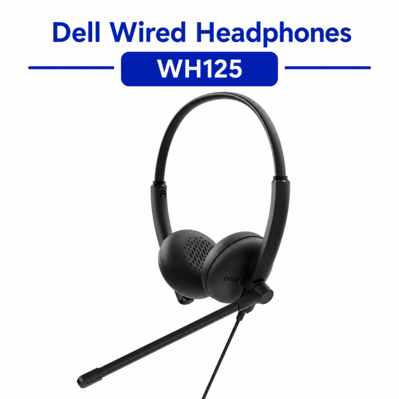Dell Wired Headphones WH125 USB гарнітура з мікрофоном