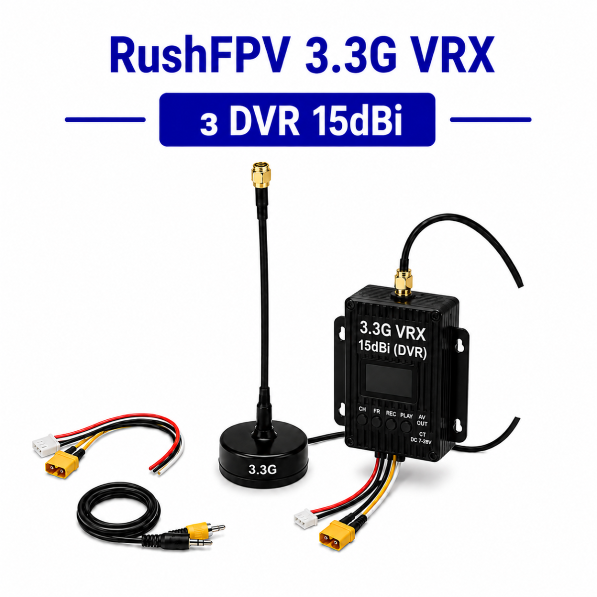 Приймач 3.3G VRX 15dBi (DVR)