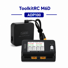 ToolkitRC M6D зарядний пристрій для FPV з блоком живлення ADP100