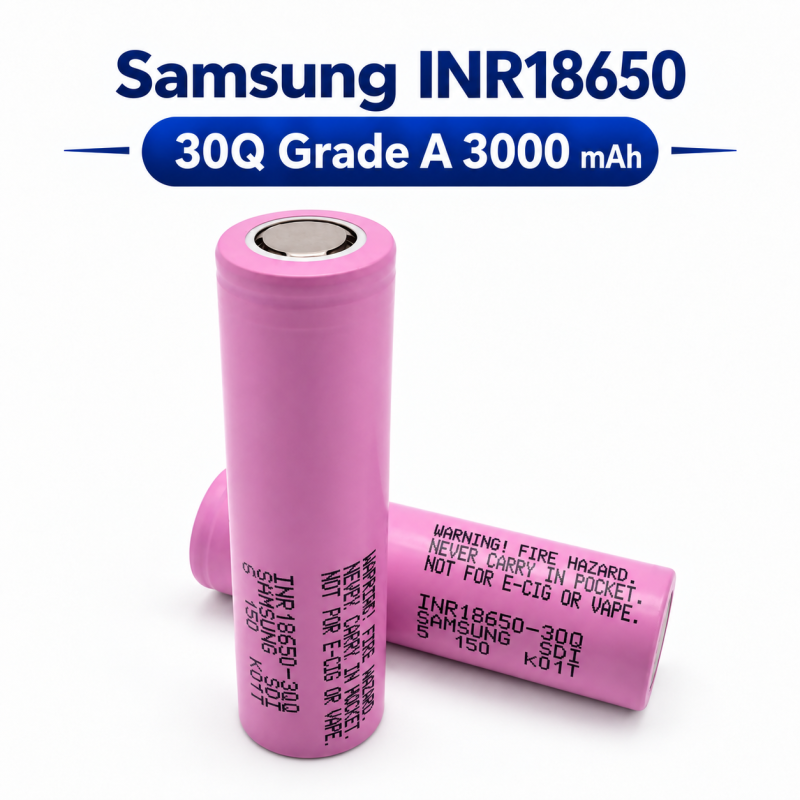 Samsung INR18650-30Q Grade A 3000 мА·год 15А, Li-ion акумулятор 18650