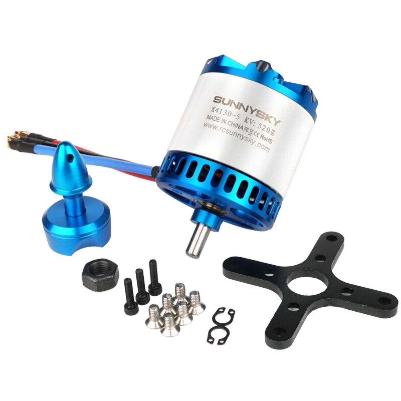 Безколекторний двигун SunnySky X4130 V3 KV520 3000W для літаків 6S