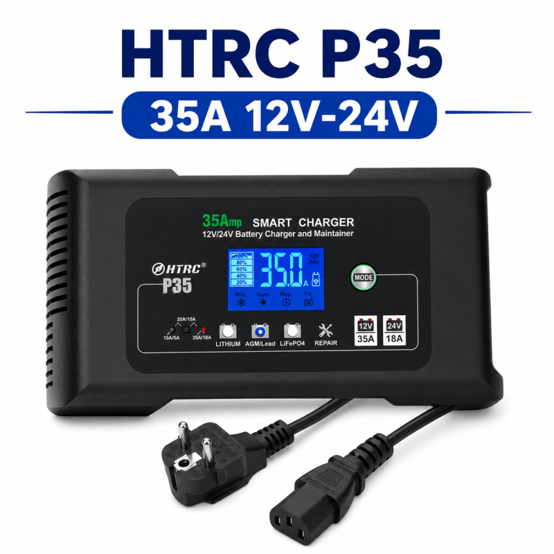 Зарядний пристрій HTRC P35 35A 12V-24V для LiFePO4 AGM GEL